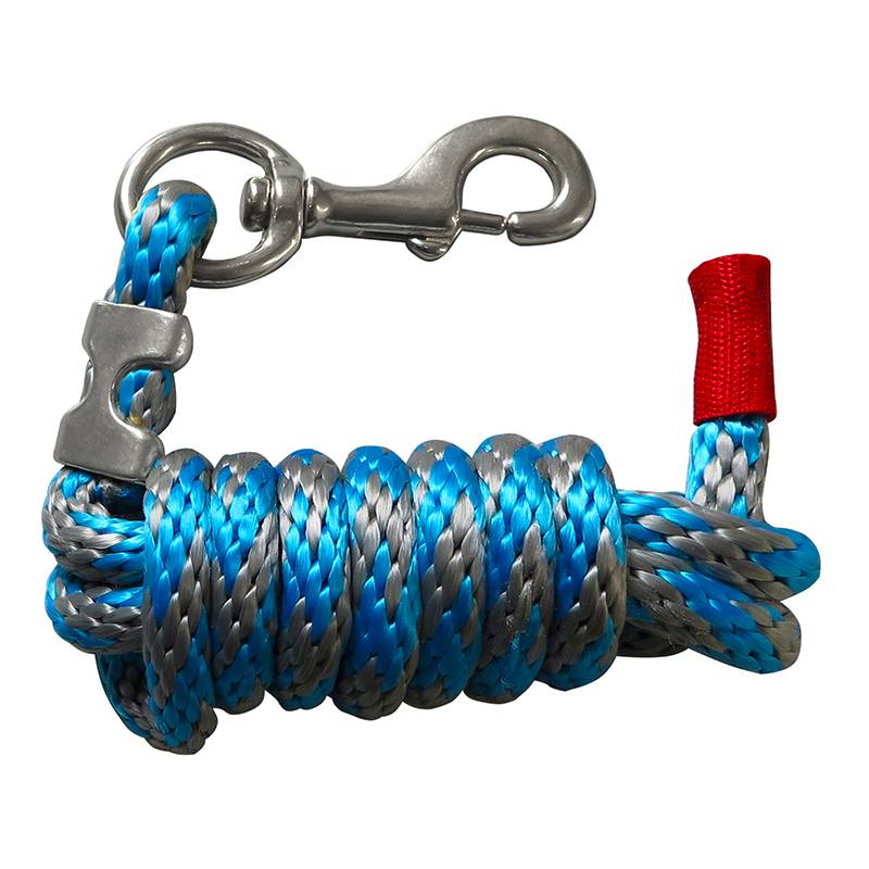 Horse rope nylon ropes zinc alloy hook rope 15.5 mm diameter RP1016
