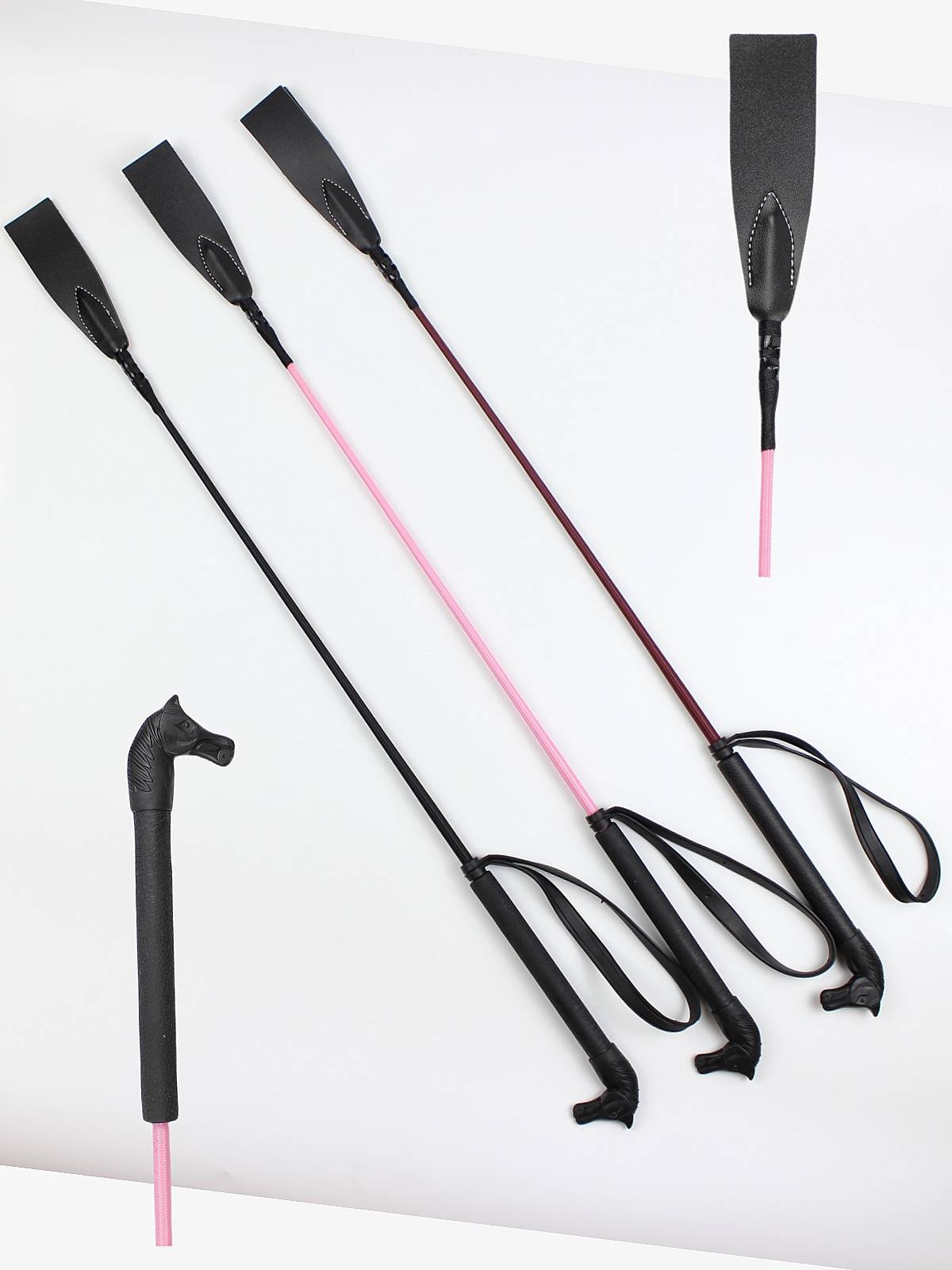 THE HORSE LASHES 70CM HORSE LASHES FOR TEACHING AND TRAINING HORSE LASHES WITH SUPER-LIGHTLY-SLIDED LASHES