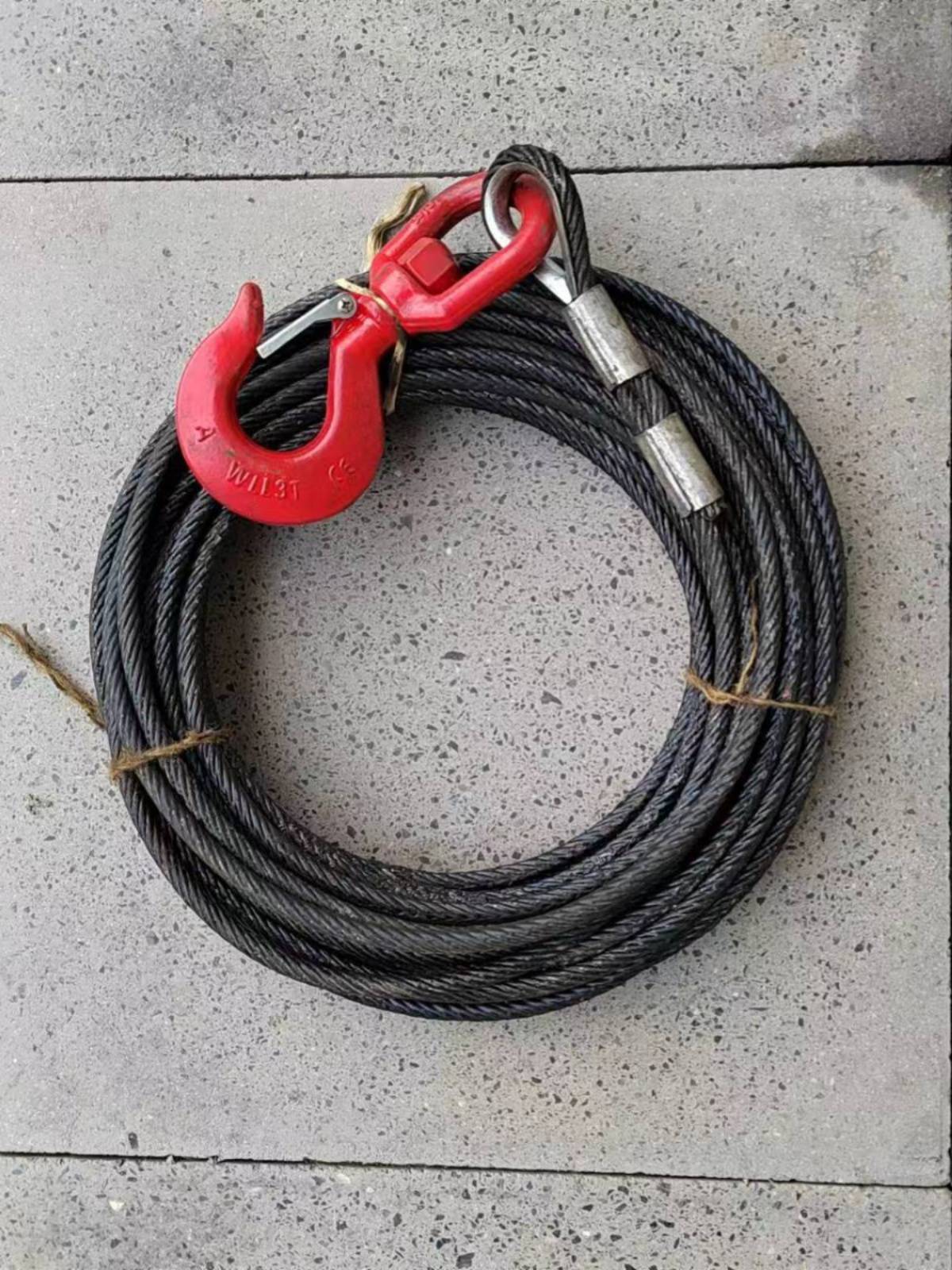 Yinghai Chengli Chu Sheng Cleaning the rescue trailer accessories twisted rolling machine steel wire rope