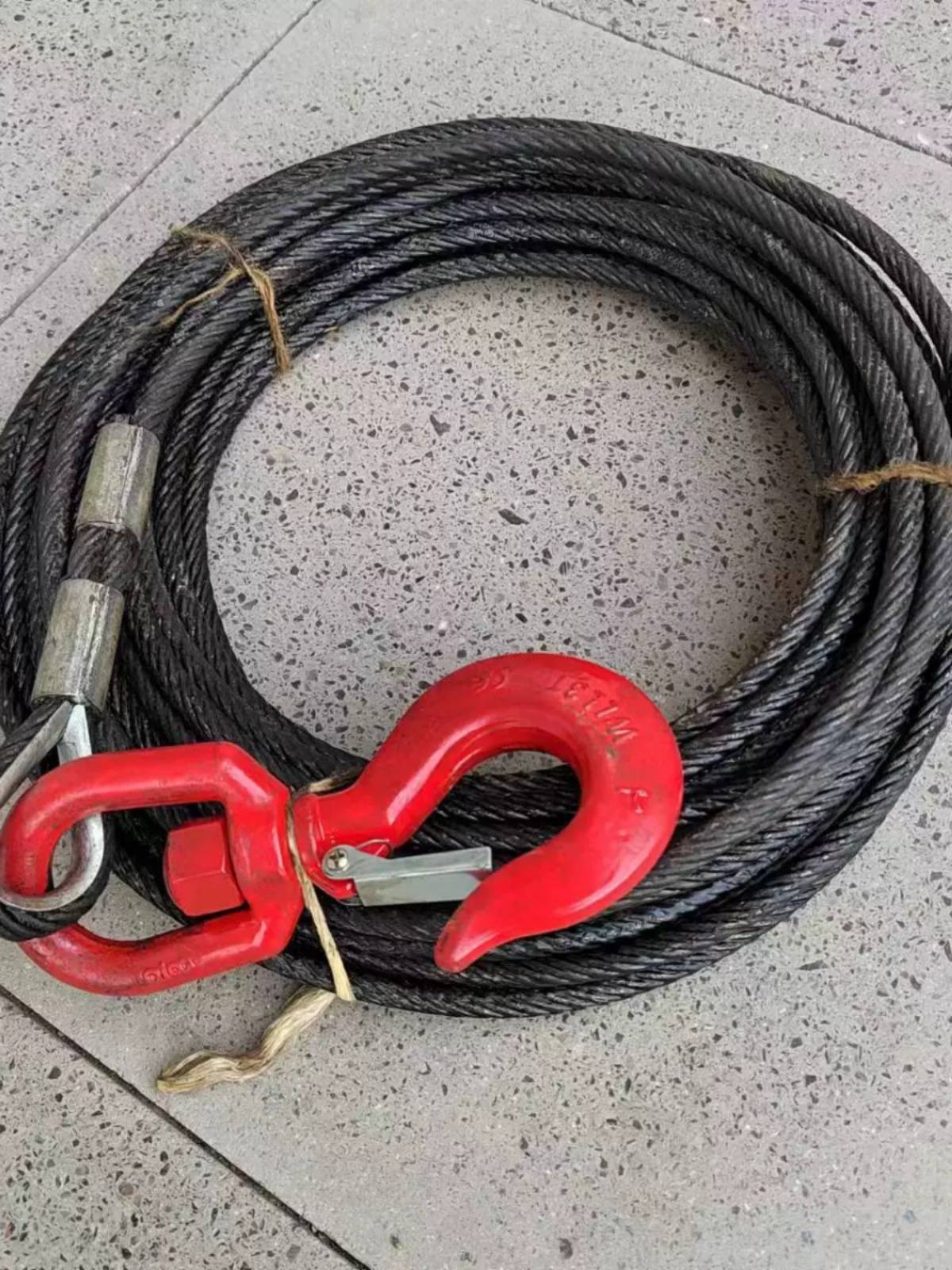 Yinghai Chengli Chu Sheng Cleaning the rescue trailer accessories twisted rolling machine steel wire rope