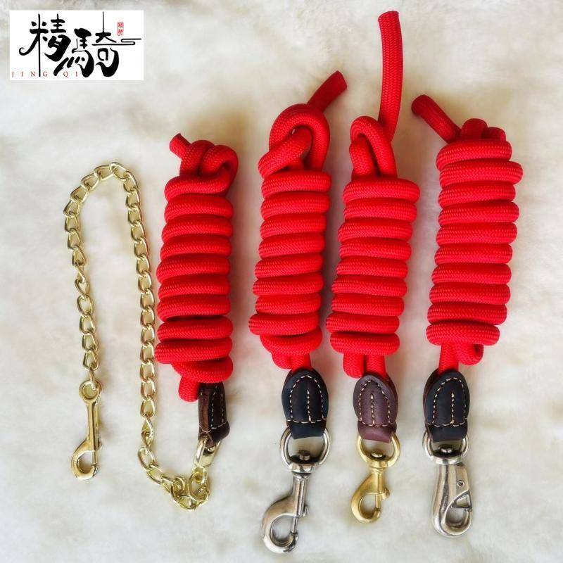 Glip horse rope horses, weaving hook hook embolism ropes with horses cage traction rope equestrian supplies Pets, horses reins