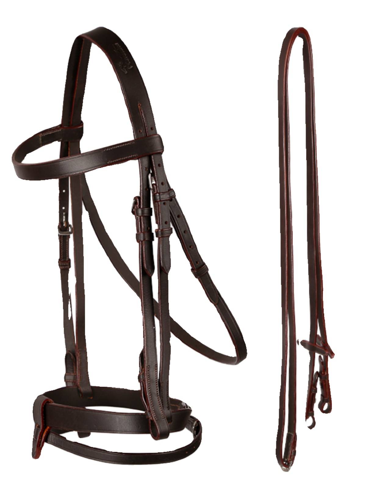 Cavassion Shuile reins cowhide classic equestrian products Rocky Horse 8218102
