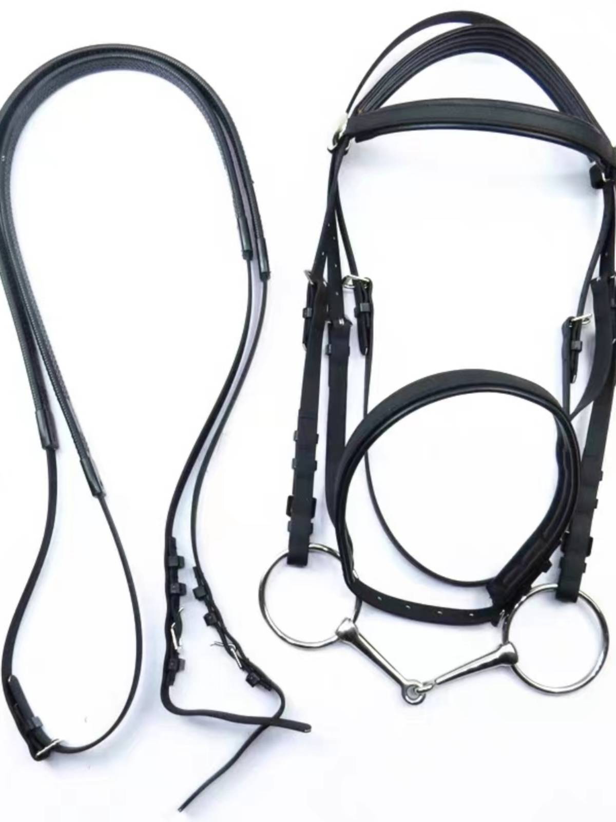 PVC Shuile reins anti -frozen anti -slip, abrasion -resistant British -style comprehensive saddle, water saddle special accessories equestrian supplies