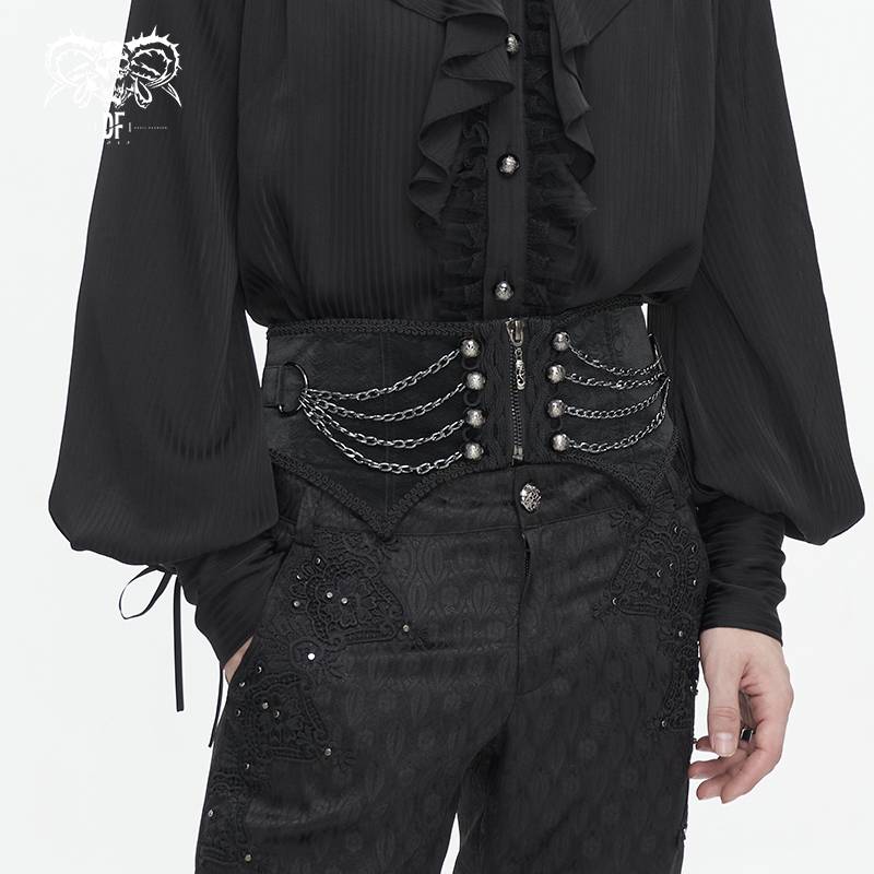 Master Steel's steamed Punkot men's chains are tied around their waists