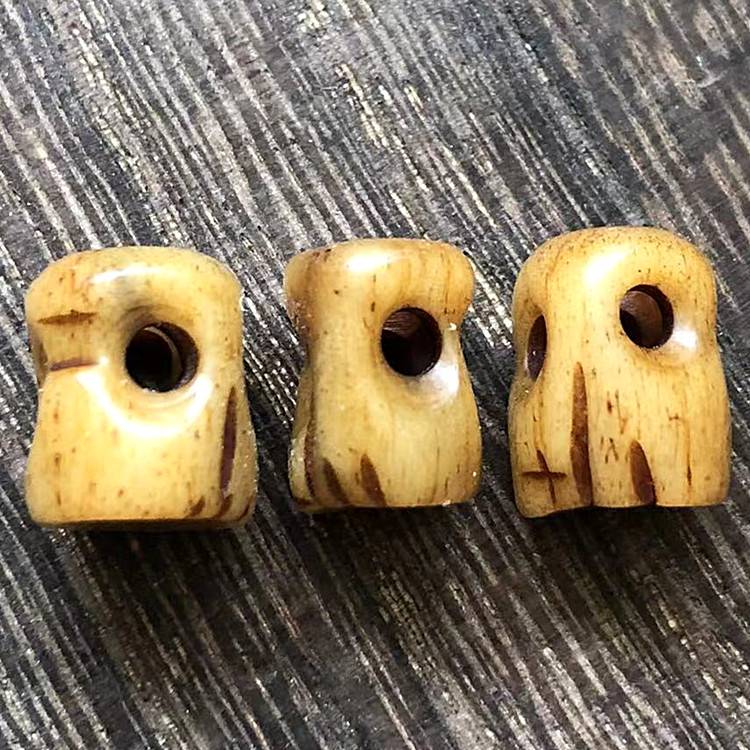 Yak bone skull loose bead accessories hand -carved carved corpse Tuo Lin Tibetan accessories men's and women's ethnic style