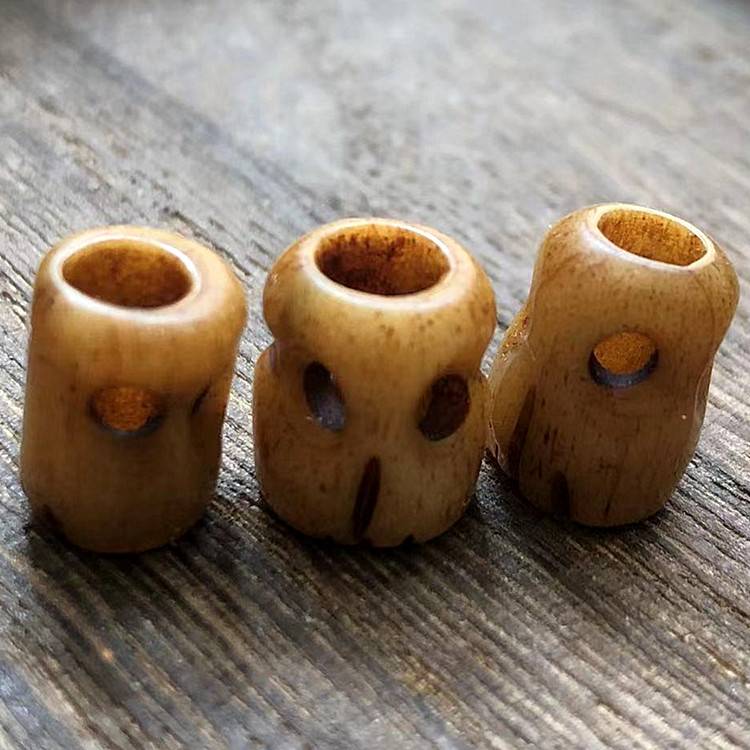 Yak bone skull loose bead accessories hand -carved carved corpse Tuo Lin Tibetan accessories men's and women's ethnic style
