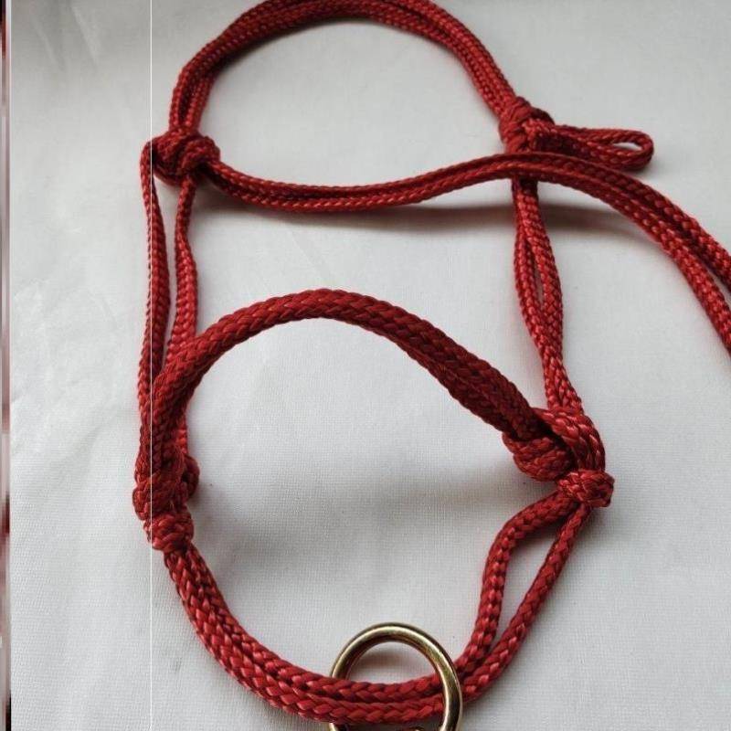 Bull cage head cattle dragon set beef leader glory cattle calf cage head january reins aircraft rope net weaving%