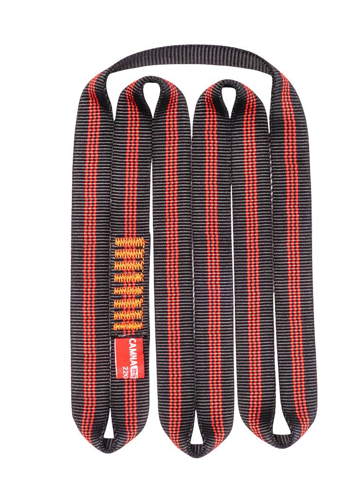 Climbing climbing flat belt anchor point High -strength wear -resistant high -ending connecting protective bands with safe rope equipment