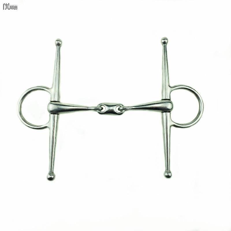 A horse's saddle and a horse's tweezer with a stale steel plating line