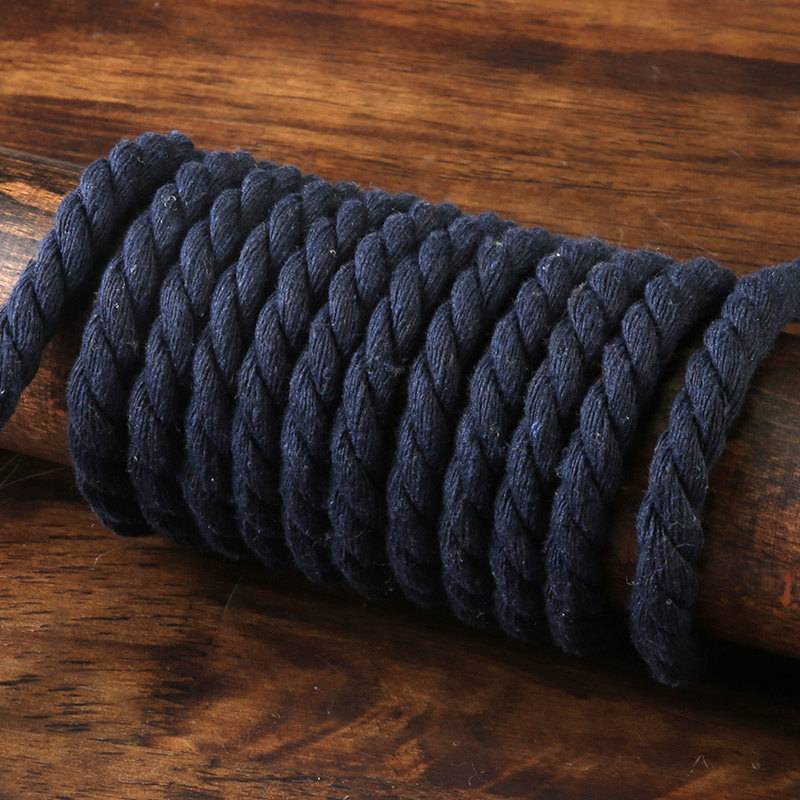8mm in diameter deep blue-tamp rope