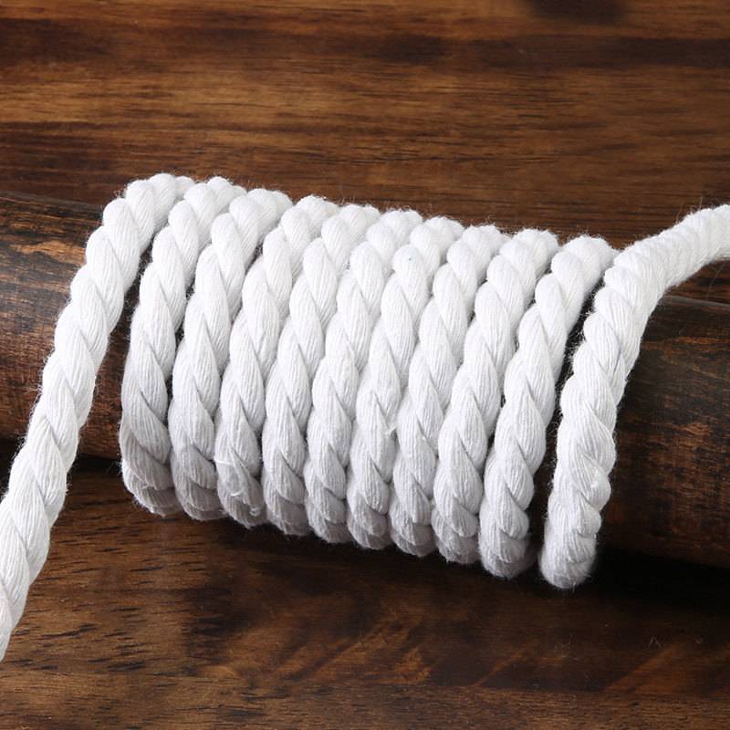 8mm in diameter white-tamp rope