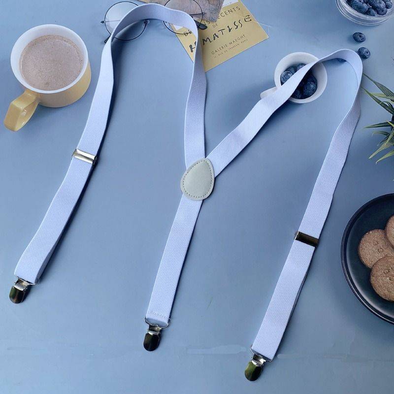 Three -clip -back pants strap, British style pants, elastic webbing bridesmaids girlfriend gimmick pants with stage accessories