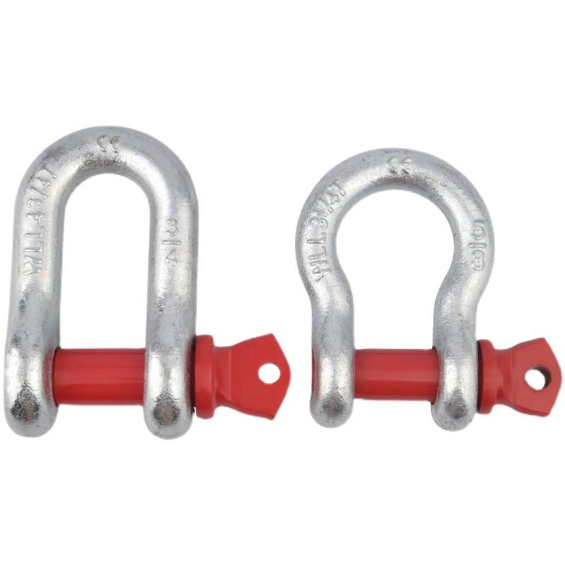 Bow -shaped buckle horseshoe buckle D -type American -style buckle buckle buckle up heavy national standard hanging tool hanging ear lock U -shaped buckle
