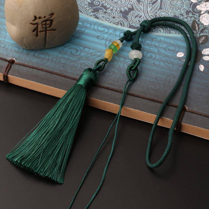 Ink green, hand-carved