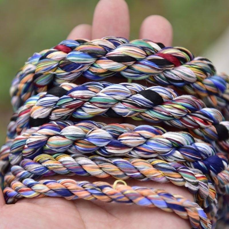 Rope binding rope wear -resistant nylon woven greenhouse pressure film rope hand -made truck special brake outdoor rope