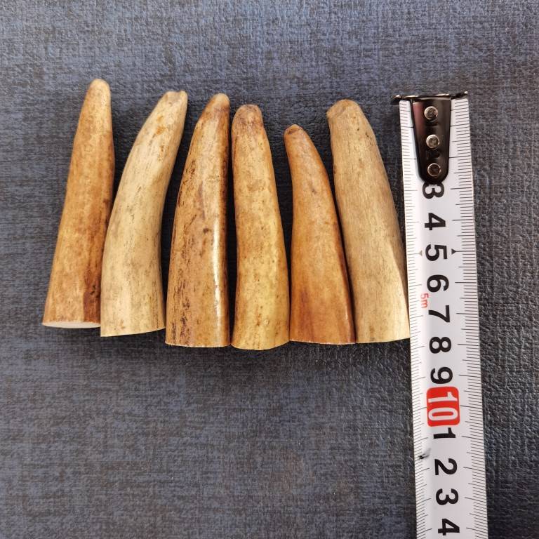 6-8 centimeters of solid and random