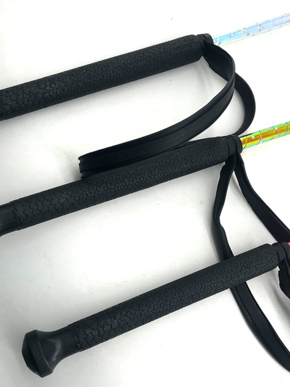 HORSE LASHES 64CM HORSE LASHES EQUIPPED WITH ANTI-FOULING ROPE TEACHING TRAINING FOR SKATE-RESISTANT CHILDREN ON HORSE LASHES