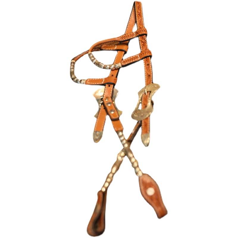 US imported Reining double -ear water, reins, iron horses chewing full set of supplies equestrian equipment