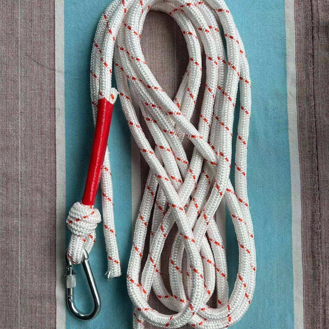 14 mm thick steel rope 3 m long safety hook