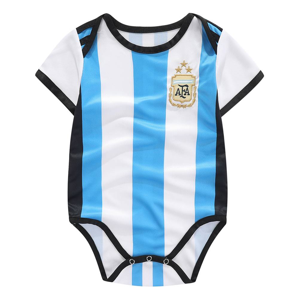 Infant football clothing fart clothing Argentine Messi C Ronaldo Real Madrid Asen NA Barcelona Lian
