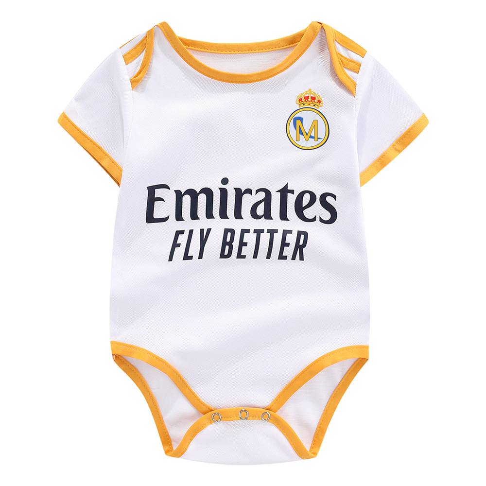 Infant football clothing fart clothing Argentine Messi C Ronaldo Real Madrid Asen NA Barcelona Lian