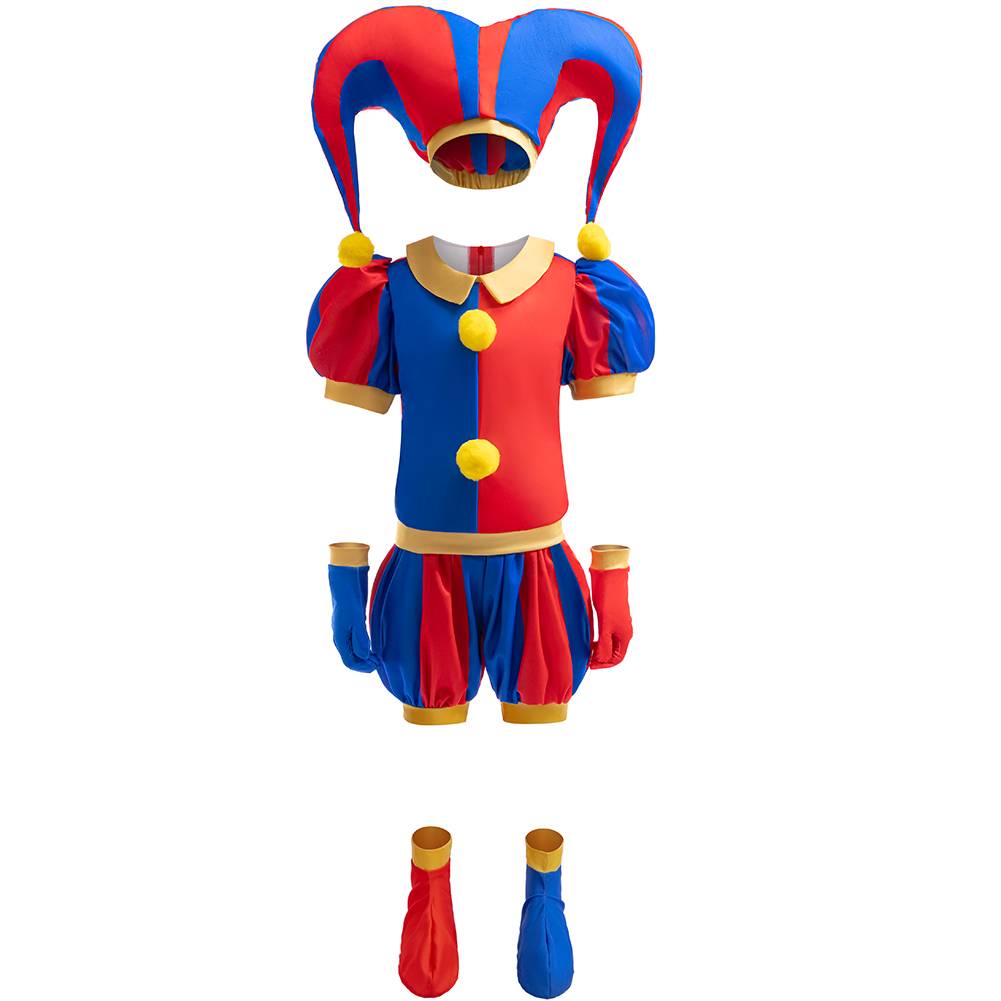 New children's jacket COSPLAY magic digital horse drama Pamnic cartoon performance clown uniform