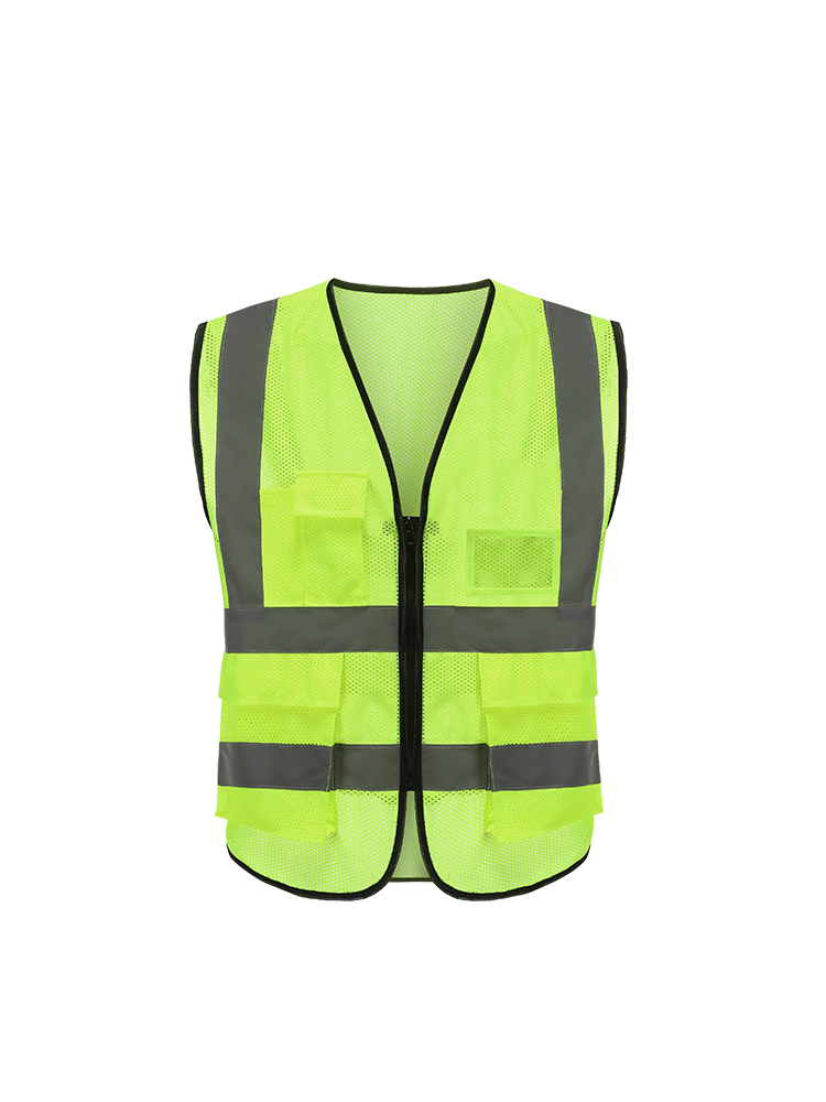 Baiyi reflective vest green sanitation vest car review car reflector multi -pocket building vest safety uniform