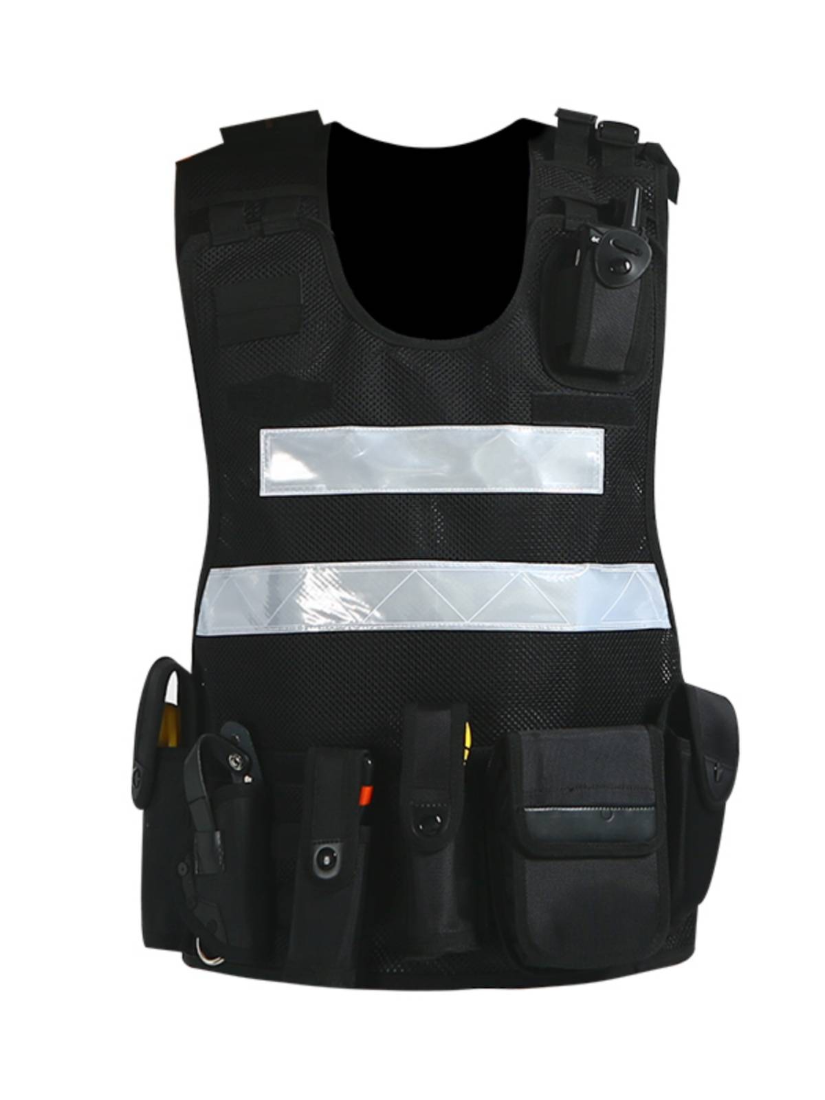 Reverse vest vest safe clothes multi -pocket vest clothes riding clothes and locomotive tactics high -end
