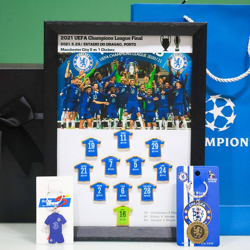 Real Madrid Chelsea Liverpool Manchester City Dress Badge Birthday Birthday 520 Tanabata Valentine's Day Gifts to Boyfriend