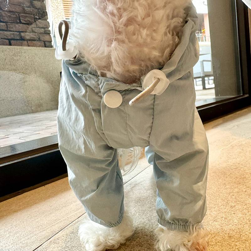 Pet dog clothes are elegant, slightly slightly, rainproof, dustproof, sunscreen, mosquito and insects spring and summer Teddy Bear Cedar Siri Malta