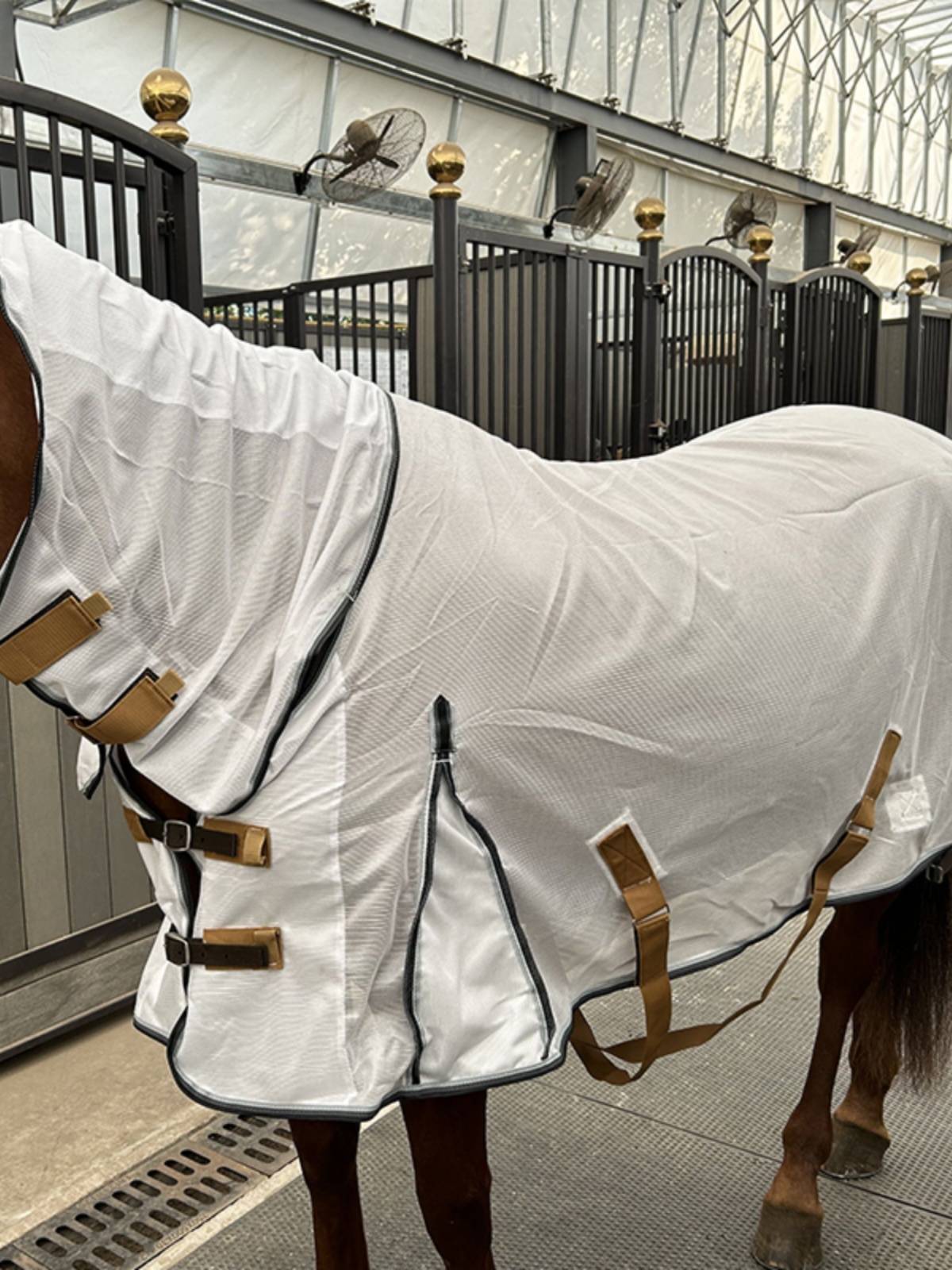 EPONA net cloth horse clothes with a fence in summer, mosquito anti -breathable, comfortable horses, equestrian sports horse products