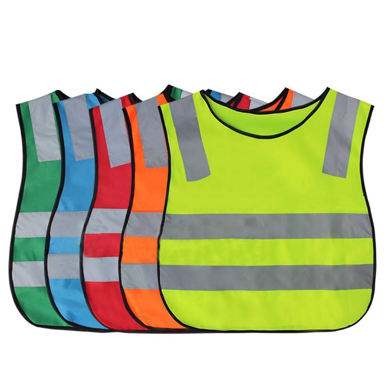 Children's reflective vest fluorescent clothing safe anti -light clothing elementary school students safe kindergarten activity safety protection vest