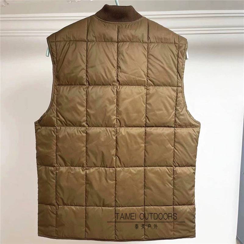 New -style down vest coat with inner biliary outdoor patrol, cold, warmth, light and lightweight vest men and women universal