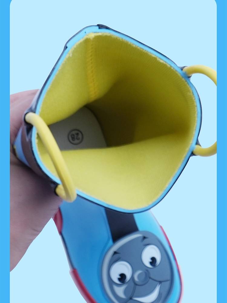 Children's Rain Booth Boy Tomas Rainwear Umbrella Kindergarten THOMAS Rail Train Boys Rain Boots