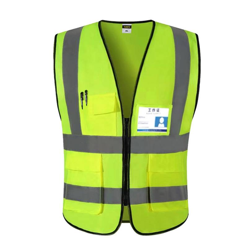 Reflective bar custom printing logo sanitation transportation fire reflective clothing safety vest construction land work clothes