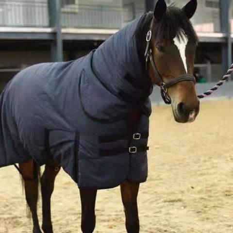 Winter plus cotton -proof wind horsesy horses riding training equipment anti -cold horse horses, horses, horses, necks, cold and cold, cold -resistant clothes