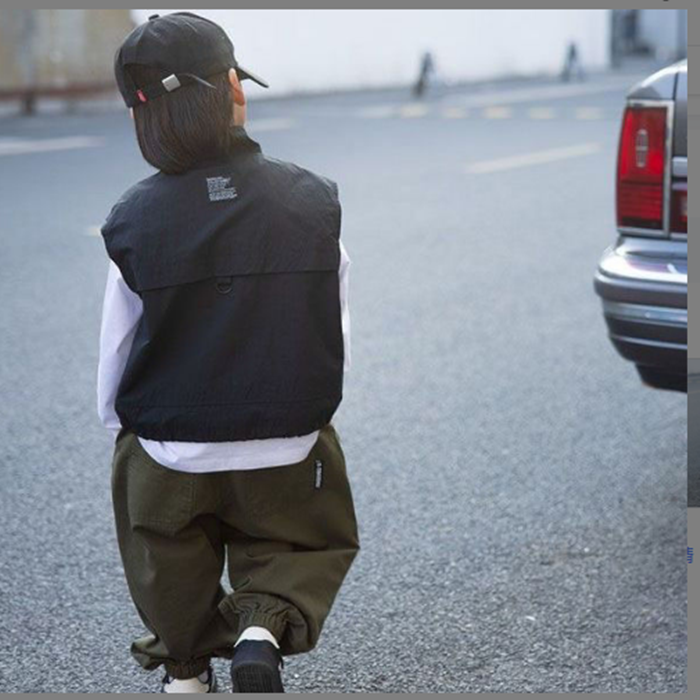 Children's clothing children's jacket vest 2024 Western qi spring new handsome work, spring and autumn boys Korean top