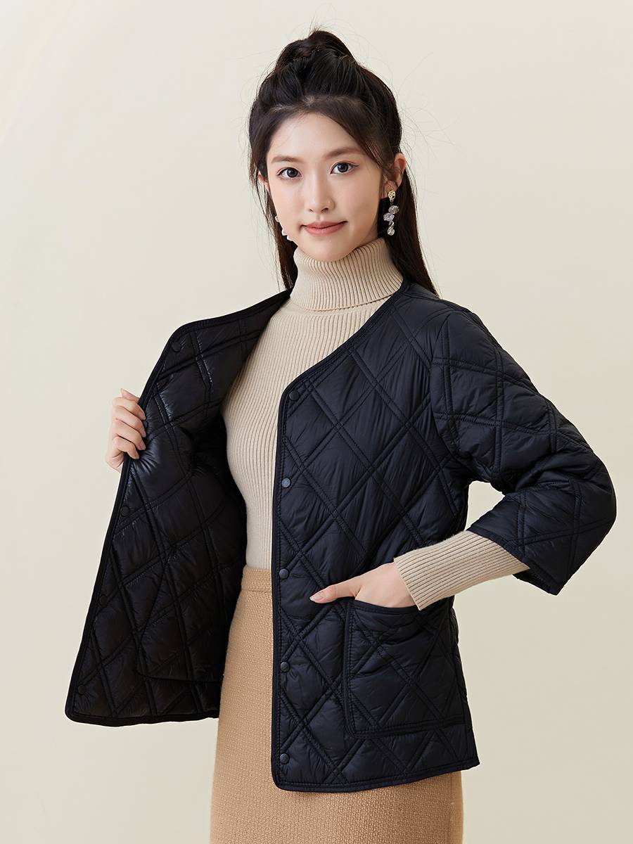 Plus in the velvet sleeve shoulder -shoulder lubble, thin down cotton and horse clip female winter cotton clothing, shoulder school uniform inner linery mother vest