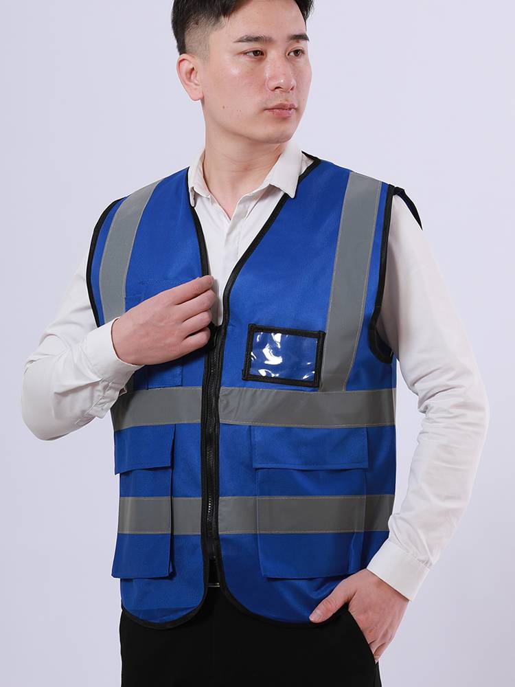 Reflective vest vest traffic garden sanitation printing logo fluorescent safety service horse clip site reflective clothing work clothes