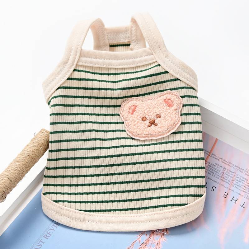 Pet dogs clothes vest suspender super small puppies and deer dogs are thin in summer