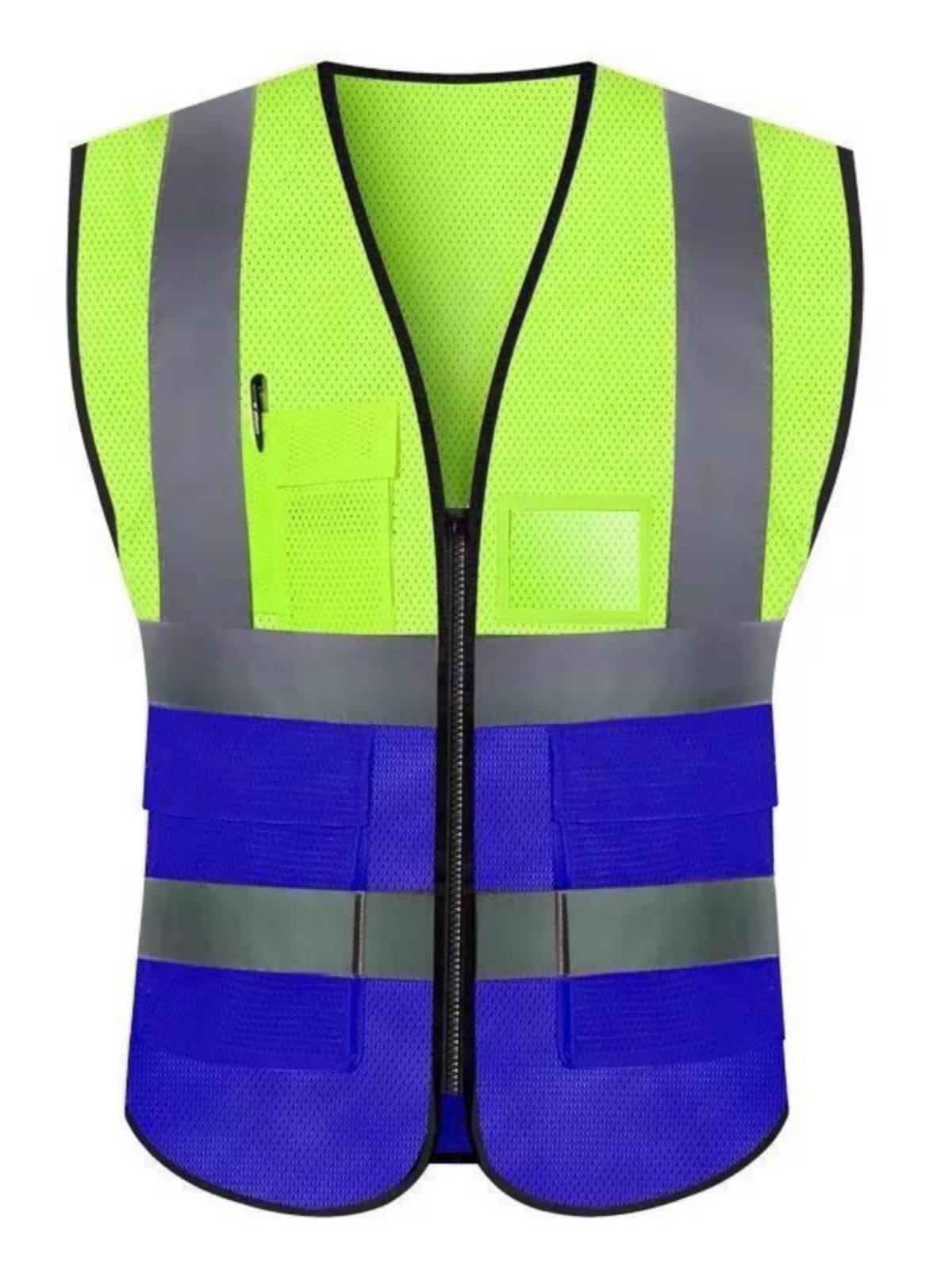Reverse light jacket safety vest vest engineering construction custom printing traffic traffic night reflective sanitation workwear jacket