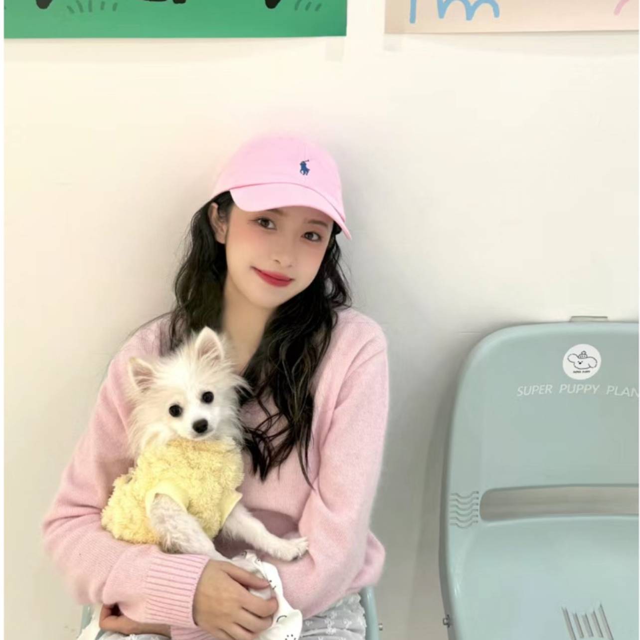 Laomei single pony baseball cap, simple casual outdoor sun hat embroidered logo couple soft top duck tongue hat