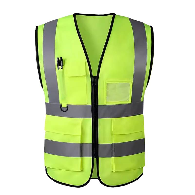 Reflective safety vest construction vest custom printing logo four seasons universal mesh air -breathable sanitation anti -light clothes