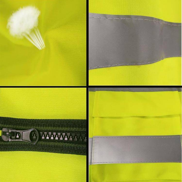 Sanitation worker reflective vest safety vest breathable site construction reflective vest protective service railway fluorescence vest