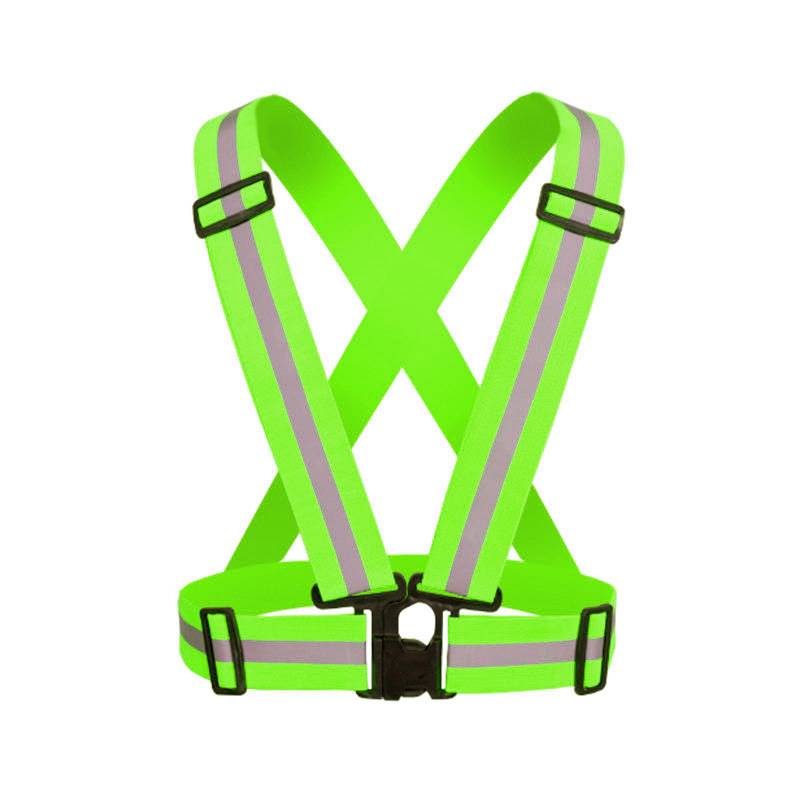High-light-reflected vests, night-on-night run-on sanitation construction warning belts, loose-tight-banded flashbacks