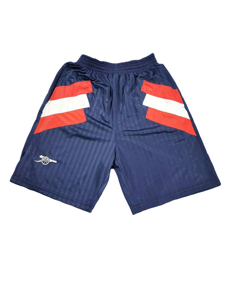 Short pants 90 reproduced version of Manchester United City Real Madrid Arsenal's side double pocket double pocket zipper large size 4xl
