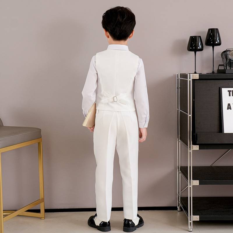 Children's vest set British handsome autumn boys little host dress in the gown in the piano show performance service