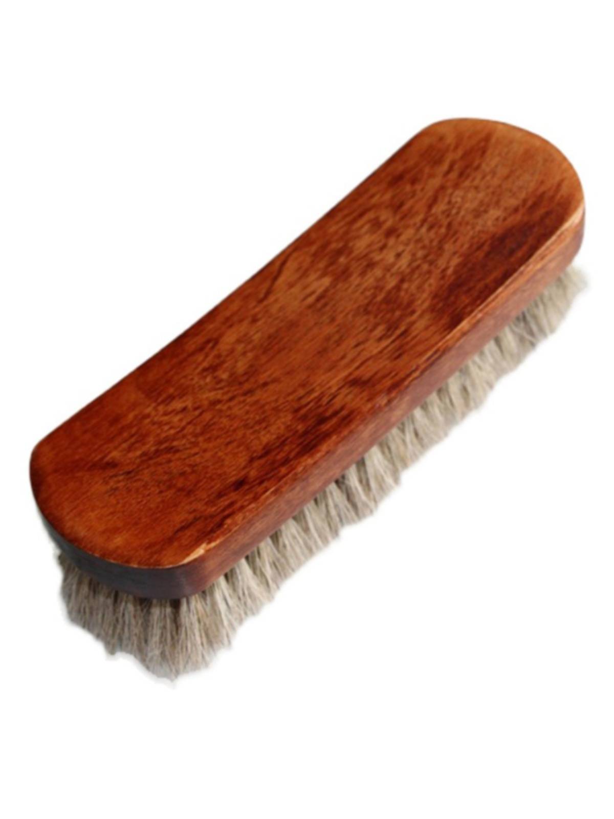 Solid wood pure mane hair brush clean dust shoe oil leather leather leather shoes brush soft hair and oil brush does not hurt leather