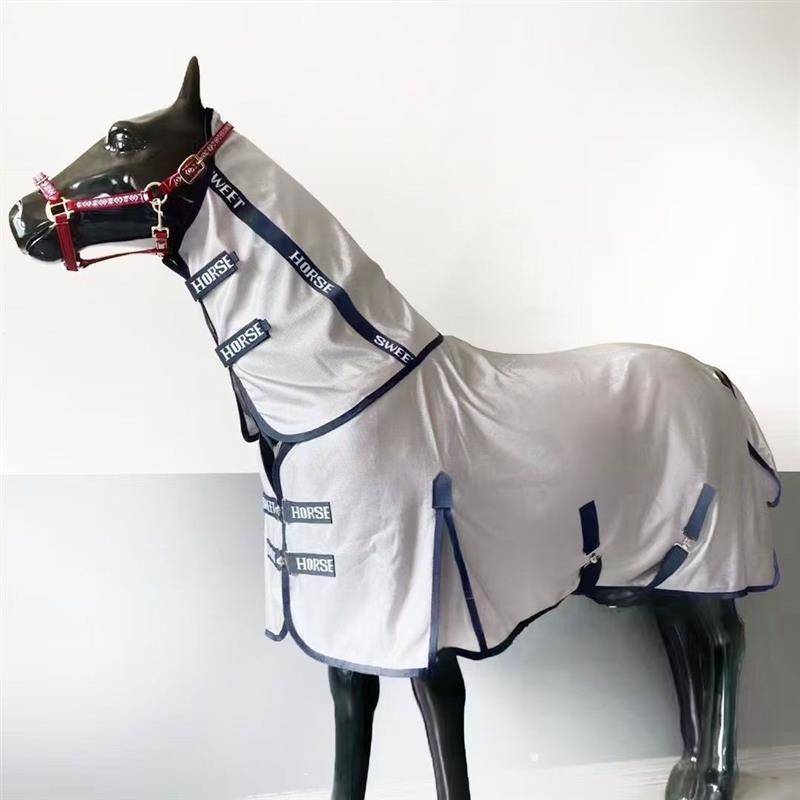 Summer anti -mosquito horses, mosquito, insects, horses with necks, mosquito anti -mosquito, summer breathable horse clothes