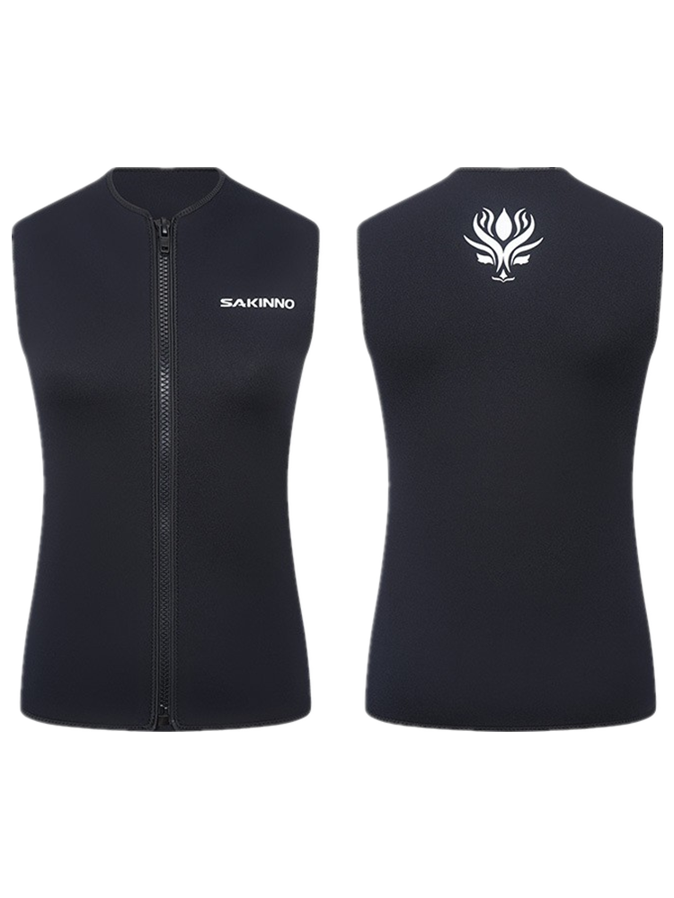 Diving vest men and women 3mm sleeveless split diving clothes sunscreen warm swimming swimming surfing snorkel drift vest